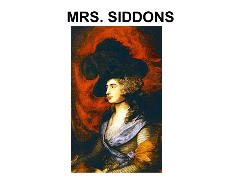 MRS. SIDDONS